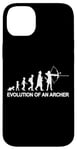 Coque pour iPhone 14 Plus De l'enfant à l'archer Evolution Pratique du tir à l'arc