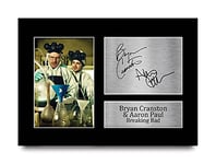 HWC Trading Bryan Cranston Aaron Paul A4 Printed Autograph Breaking Bad Print Photo Picture Display