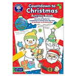 Orchard Toys Livre d'activités compte à rebours jusqu'à Noël pour enfants – Livre de coloriage festif pour enfants avec autocollants de Noël – Activités quotidiennes de l'Avent pour tout-petits et