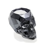 Candellana Skull Low-Poly Steel Lavender's Blue Bougie parfumée 12,5 x 8 x 8 cm, 100 ml, cire européenne, mèche en coton naturel, anti-moustique