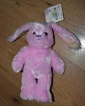 New Build a Bear Buddies Spring Mini Pink Rabbit Bunny Easter Pawlette Soft Toy