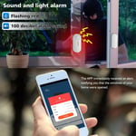 Door Alarm Sensor Wifi Connection App Control Aaa Battery Powered Wifi Door Wind