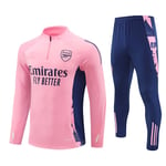 2425 Nya halvfodrade fotbollsträningskläder höst-vinterset för vuxna och barn Arsenal/Rosa Arsenal/Rosa qd Arsenal/Rosa Arsenal/Pink S