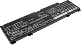 Kompatibelt med Dell G3 15 3590, 11.4V, 4150 mAh