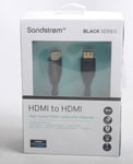 Sandstrom Black Series High Speed HDMI To HDMI Cable With Ethernet. 5 Metre