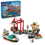 LEGO CITY Seaside Harbour with Cargo Ship Set 60422 New & Sealed FREE POST