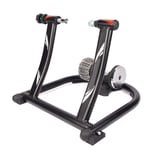 WEI-LUONG Foldable Bicycle Trainer The Fixed Turbocharger Is Ideal For Training Variable Resistance Indoor Bicycle Roads And Mountain Bike Trainers In Winter for Indoor Exercise (Color : Black, Size :