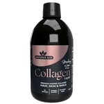 Natures Aid Marine Collagen Liquid 5000 mg, Premium High Strength Hydrolysed Type 1 Collagen Peptides with Added Biotin Zinc for Hair Skin Nail and Joint Support, Strawberry Lime 500 ml