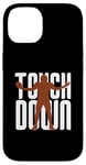 Coque pour iPhone 14 USA Touchdown Ballon de football américain