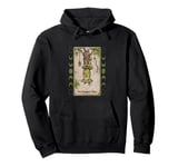 The Hanged Man Frog Tarot Style Graphic, Cool Novelty Frog Pullover Hoodie