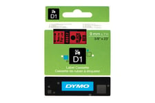 DYMO D1 - tejp - blank - 1 kassett(er) - Rulle (0,9 cm x 7 m)