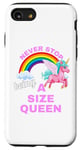 iPhone SE (2020) / 7 / 8 Fun Graphic-Never Stop Being A Size Queen Case