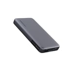 AMEGAT Batterie Externe 30W, Power Bank 10000mAh, Batterie Portable USB C Input&Output Charge Rapide PD3.0 avec 2 Ports pour Smartphones, Tablettes, Écouteurs etc