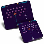 Mouse Mat & Coaster Set - Gamer Retro Game Console Geek  #14709