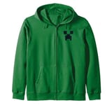 Minecraft Creeper Pocket Size Zip Hoodie