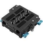 Kondor Blue LWS ARRI Bridge Plate For Cinema Cameras with Riser for ARRI Alexa Mini Black