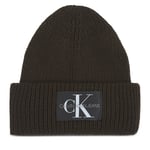 Mössa Calvin Klein Jeans Monologo Patch Beanie K50K506242 Brun