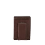 Fossil Portefeuille Multi-Cartes magnétique Ingram pour Homme, Marron, Taille Unique