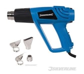 SILVERLINE HEAT GUN 2000W VARIABLE SPEED HOT AIR WALLPAPER STRIPPER 125963