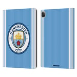 MANCHESTER CITY MAN CITY FC 2023/24 BADGE KIT LEATHER BOOK CASE FOR APPLE iPAD