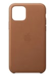 Promo COQUE de PROTECTION CUIR Havane / Saddle Brown pour IPHONE 11 PRO - Neuf