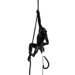 Suspension extérieure Singe suspendu H80cm Noir Seletti - Lampe en forme de singe - Marcantonio Raimondi Malerba