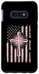 Coque pour Galaxy S10e Drapeau chrétien Faith Over Fear Croix de Pâques Homme Femme Enfant