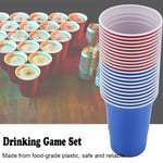 Beer Pong Set Beer Pong Drinking Game Set Beer Pong Cups22 Cups 4 PingPong MA