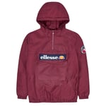 Ellesse Veste Homme -Monterini Coupe-Vent, Capuche, Zip, Logo, Uni Noir Xl (X-Large)