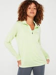 UNDER ARMOUR Womens Training Tech Twist 1/2 Zip - Green, Green, Size M, Women