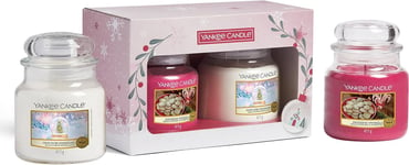 Yankee Candle Gift Set | 2 Medium Jar Scented Candles | Snow Globe Wonderland C