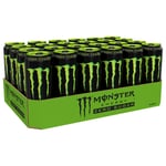 24 X Monster Energy 500 Ml Green Zero Sugar