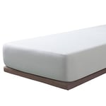 Savel Protège Matelas en Tissu éponge 100% Coton, imperméable avec Traitement à l'aloe Vera Una Piazza e Mezza (120x190/200cm)