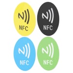 20PCS NFC Stickers PET 40mm Lightweight Readable Writable NFC Phone Bac BST