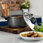 Tower Cerastone Non-Stick Forged Aluminium Casserole Dish, 24cm