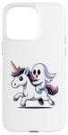 Coque pour iPhone 15 Pro Max Ghost Riding A Unicorn Garçons Filles Hommes Femmes Enfants Adultes