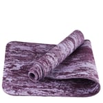 Tapis De Yoga Multifonctionnel Tapis De Yoga 183X61Cm Tapis De Yoga TPE De 8 Mm Tapis Antidérapant Tapis De Sport pour Gymnastique Pilates pour Débutants Tapis De Gymnastique Environnementale Matéria