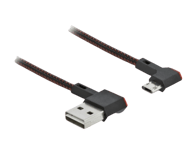 DELOCK – EASY-USB 2.0 Type-A male to EASY-USB Type Micro-B male angled left / right 2 m  (85273)