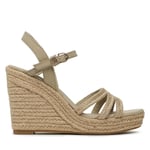 Espadrillos Tommy Hilfiger Essential Basic Wedge Sandal FW0FW07220 Beige