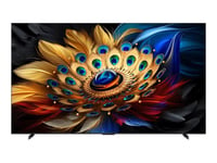 Tcl 98C655 - 98" Diagonal Klass (97.5" Visbar) - C655 Series Led-Bakgrundsbelyst Lcd-Tv - Qled Pro - Smart Tv - Google Tv - 4K Uhd (2160P) 3840 X 2160 - Hdr - Quantum Dot, Direct Led - Borstad Titanmetall