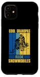 Coque pour iPhone 11 Motoneiges Cool Grandpas Ride pour homme