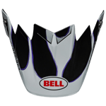 Bell Moto-9/9S Flex Crosshjälmsskärm Svart-Vit