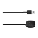 Triacle USB ladekabel med USB-C - USB-A adapter, Fitbit Versa 3/4 og Sense 1/2