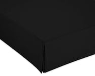 Martina Home Couvre-sommier, Coton, Noir, Cama de 200