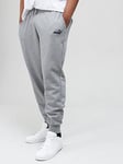 Puma Plus Size Essential Logo Joggers - Medium Grey Heather, Medium Grey Heather, Size M, Men