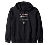 The Big Lebowski White Russian Recipe Zip Hoodie