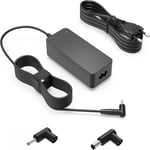 65W Chargeur Compatible avec HP Elitebook 850 840 830 820,Probook 650 640 645 655 450 440 470 G1 à G8 Adaptateur d'alimentation pour Oridinateur Portable