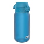 Ion8 Gourde Enfant, 350ml, Anti-Fuite, Facile à Ouvrir, Verrouillage Sécurisé, Lavable en Lave-Vaisselle, Sans BPA, Poignée de Transport, Facile à Nettoyer, Carbone Neutre, Bleu