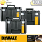 3 x Dewalt DWST1-71195 T-Stak VI Deep Tool Storage Box 23L Without Tote Tray