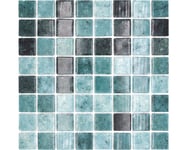 Mosaik glas VP56388PUR grön 31,6 x 31,6 cm